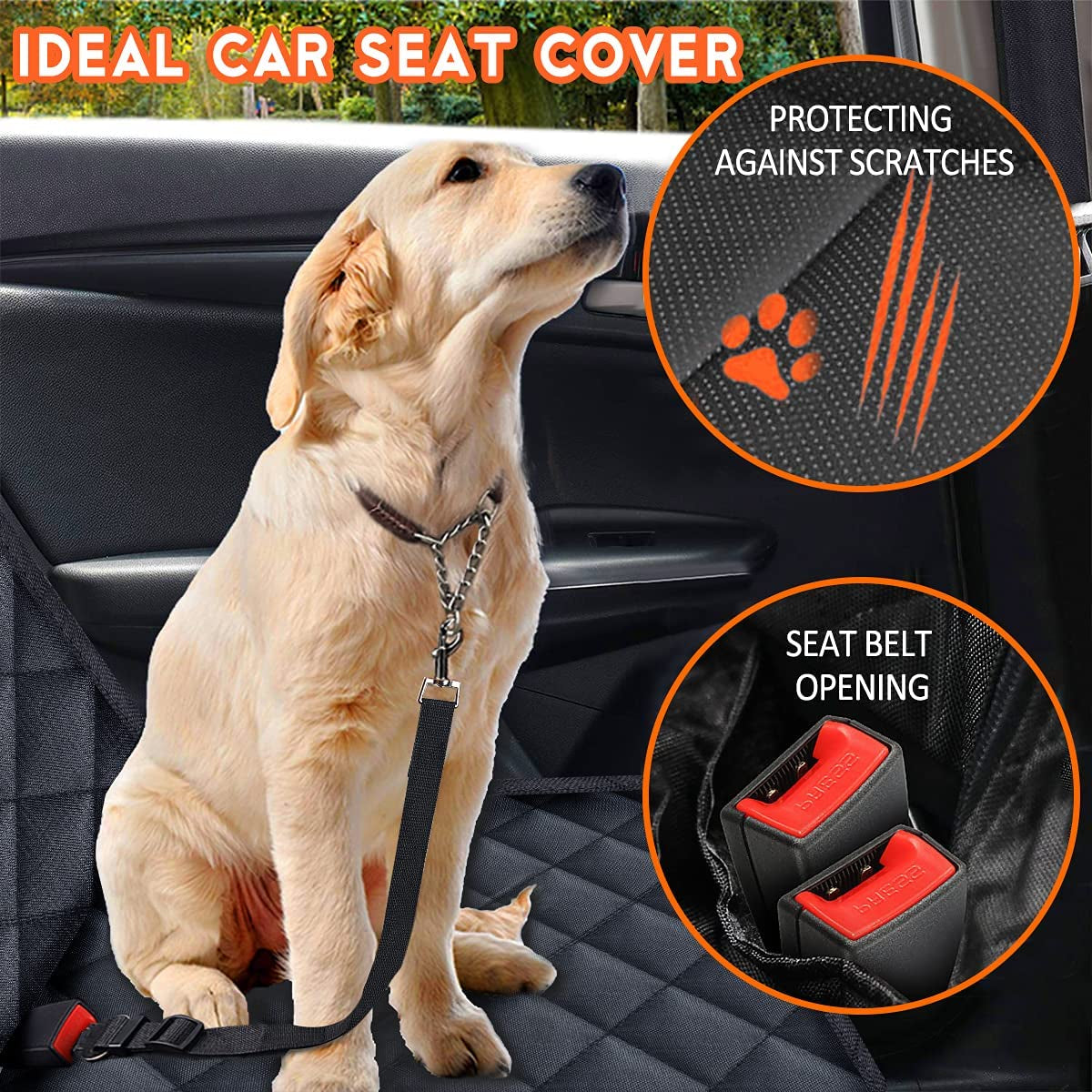 DogSafe Ride™ Waterproof Car Seat Cover 